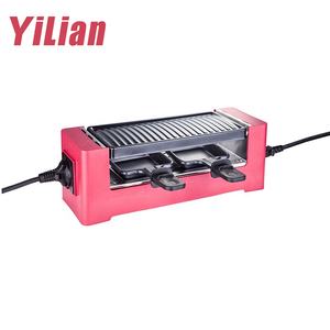 Grill électrique à <span class=keywords><strong>raclette</strong></span> à deux niveaux de 1500 W <span class=keywords><strong>avec</strong></span> <span class=keywords><strong>pierre</strong></span> à <span class=keywords><strong>griller</strong></span> en granit haute densité - Product Image 1