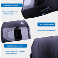 Vente en gros d'usine OEM nouveau casque de moto intégral en ABS certifié ECE avec verres anti-buée