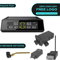 Bus Solar Truck TPMS Factory Monitoreo de presión de neumáticos de alta calidad Sensores internos Detección inalámbrica en tiempo real para 6 ruedas