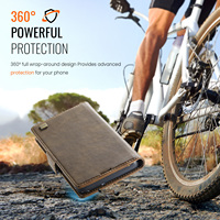 Étui portefeuille en cuir PU AutSpace pour Redmi Note 15 Pro Plus 5G Note 14 Pro 4G avec blocage RFID et support intégré