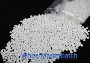 Masterbatch tio2 à haute concentration de mélange maître de couleur blanche et masterbache blanche
