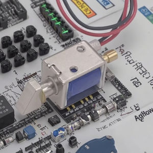 ミニ電動リニア<span class=keywords><strong>DC</strong></span> 3V 6V 12V 24V ソレノイドラッチプッシュプル電磁石 ドアロック用 - Product Image 2