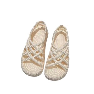 Sandalias Romanas Florales de Verano de Alta Calidad para Mujer, Nuevo Diseño, Estilo Hada, Plataforma Gruesa, Versátiles, Zapatos de Playa - Product Image 6
