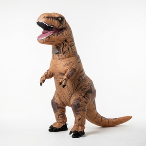 Costume de dinosaure gonflable pour adulte en tissu polyester, costume de mascotte gonflable pour fête d'Halloween - Product Image 2