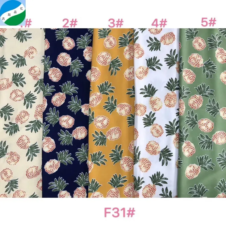 Chinese Fabric Manufacturer High quality rayon printed stock lot fabric for sale