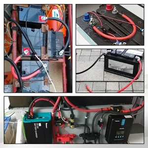 UL10629 1000V 105°C 2 AWG accukabels 2 gauge verzinkt koper accu-inverterkabels - Product Image 5