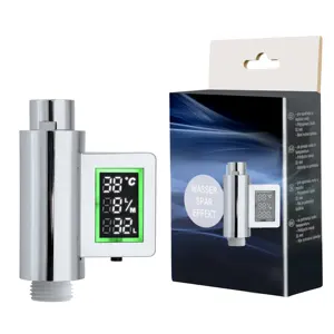 Led Temperature Digital Flow Meter Shower Digital Bath Thermometer Water Thermometer digital Shower Led Meter Shower Thermometer