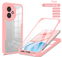 Pelindung Layar Dua Sisi 360 Perlindungan Penuh HD Casing Ponsel untuk Glory 400 5G 600 Magic 8 Pro / Magic 8