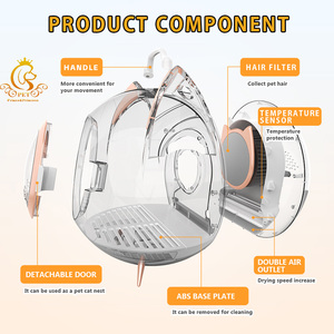EUR PET Prodotti per la Pulizia e la Toelettatura degli Animali Domestici, Asciugatore Intelligente per Animali, Grande Armadio Professionale per l'Asciugatura del Pelo di Gatti, Gabbia di Asciugatura per Gatti - Product Image 5