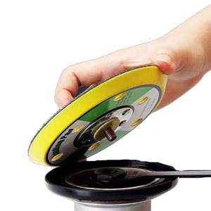 125mm Without Holes High Hardness Customized OEM Pneumatic Orbital Sander Sanding Pad with Hook Loop Backer - Product Image 2