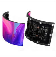 Módulo de Pantalla LED Flexible de Alta Frecuencia de Actualización de 7680 Hz, Panel Flexible P1.5P1.8 P2.5 P3P4P5 para Fondo de Escenario, Pantalla Curva, Video Wall