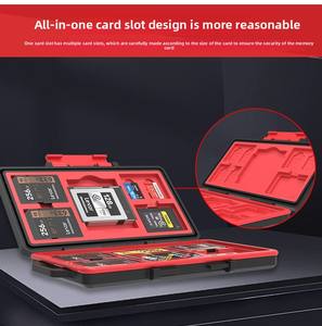 Usine originale Desiontal Étanche E9 DSLR Carte Mémoire Cas De Stockage Carte Boîte Titulaire pour SD TF Cartes SIM - Product Image 3