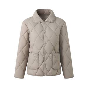 Mantel Panjang Wanita Klasik Berkerah, Berlapis, Bahan Polyester, Pakaian Luar Musim Dingin untuk Penggunaan Kasual dan Sehari-hari - Product Image 5