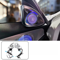 Éclairage d'ambiance 64 couleurs pour Mercedes-Benz C W205/253, haut-parleurs de ventilation, éclairage décoratif LED pour montant A