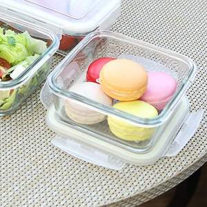 Boîte à lunch en verre personnalisée, design classique, récipient alimentaire en verre sous vide, utilisable au micro-ondes pour la cuisine ou les voyages - Product Image 5