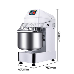 Amasadora de 50 kg, 75 kg, 100 kg, Mezcladora de Harina, Amasadora Espiral de Doble Velocidad y Doble Acción HS130, Amasadora Comercial de 130 L - Product Image 4