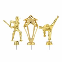 Figurine d'action de joueur de JZ Tae Kwon Do Award en plastique composants de trophée de judo karaté figurine de trophée de placage d'or pour des cadeaux d'enfants