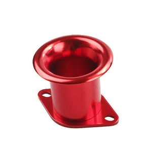 Entonnoir de klaxon d'air de <span class=keywords><strong>voiture</strong></span> en aluminium rouge pour Toyota Corolla AE86 GTS Velocity V-stacks Airbox Intake V Stack Add Horse Power 1 pièce - Product Image 2