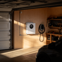 Convertisseur hybride intelligent Shuoyi 48V 6,2 kW 6500W MPPT, batterie Li-Ion, stockage d'énergie domestique, garantie 1 an