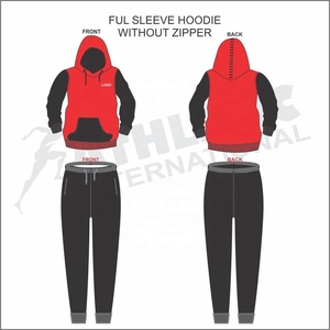 Conjunto Deportivo Informal Personalizado para Hombre con Capucha, Diseño Sólido y Ecológico - Product Image 1