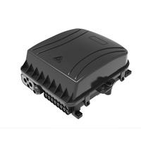 Boîtier de distribution de fibre optique étanche IP67 à 10 ports en PC+ABS, boîtier terminal FTTH avec prise en charge POE/GSM/GPRS, résistance aux UV