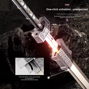Épée Longquan pour enfants, jouet épée lumineuse multi-modes, épée clignotante avec son, accessoire de cosplay, sabres <span class=keywords><strong>laser</strong></span> - Product Image 3