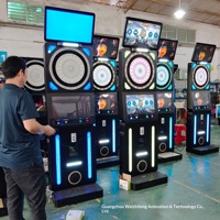 Nouvelle Machine de Fléchettes Électronique avec Écran Publicitaire, Équipement Sportif, Enregistrement des Scores, Jeu d'Arcade à Monnayeur en Métal