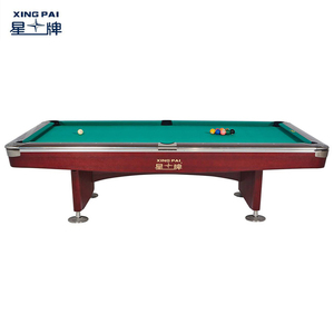 Table de <span class=keywords><strong>billard</strong></span> de tournoi Xingpai A136-9B 9 boules 9 pieds en bois massif avec tapis Simonis importé et poches de récupération de 6e génération - Product Image 1
