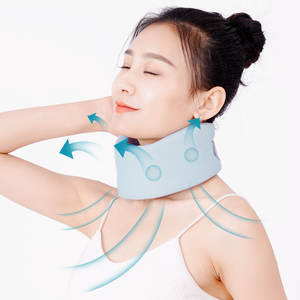 Attelle de soutien du cou confortable avec trous perforés soulage les douleurs au cou et améliore la posture Produit respirant - Product Image 1