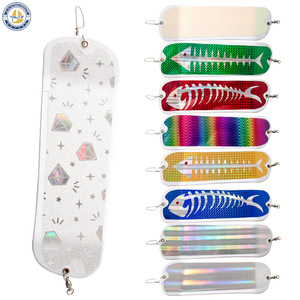 Señuelos de pesca de salmón, cucharas de trolling, señuelos de aguas medias, flashers, 8 colores para la pesca de salmón - Product Image 2