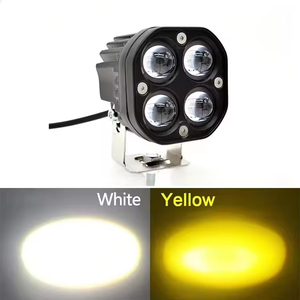 Luces LED para motocicleta, camión, SUV, UTV, ATV, 40W, 3 pulgadas, todoterreno, 4x4, doble color, ámbar, blanco - Product Image 2