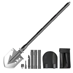 Multifunctional SOG Entrenching Tool-Folding Tactical Survival Shovel with Wood Saw Edge- Wilderness Engineer Shove