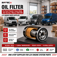 Fournisseur de pièces de rechange, filtre à huile pour Ford Transit, Iveco Daily, JAC Sunray, Maxus V80, V90, filtre de service moteur LCV OEM