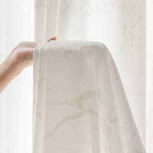 Vendita della fabbrica direttamente venature di marmo trasparente <span class=keywords><strong>tende</strong></span> di tulle bianche al metro - Product Image 2