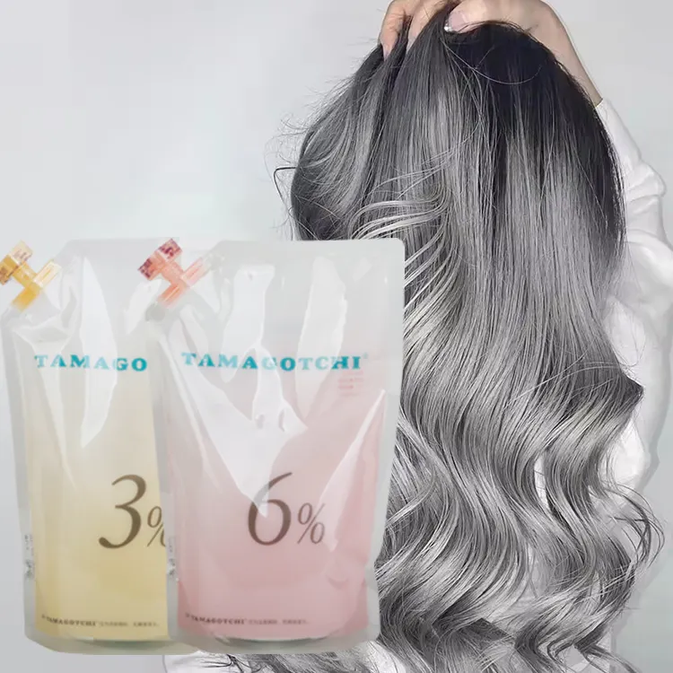 Profesyonel Chaoba fabrika fiyat salon kullanımı saç boyası renk oksidan krem oksijen amonyak ücretsiz krem peroksit saç geliştirici