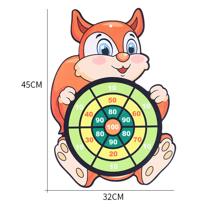 Детская клейкая мишень мяч дротики пластина пазл Интерактивная цифровая мишень спортивные игрушки животные дротик