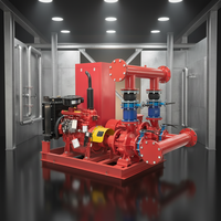 Ensemble de pompes à incendie EDJ avec pompe de secours diesel XBC, système de lutte contre l'incendie centrifuge à double alimentation
