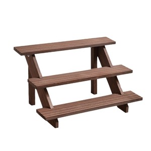 5 couches bois échelle conception bijoux boucle d'oreille cartes anneaux poupée exposition présentation <span class=keywords><strong>étagère</strong></span> support en bois support de rangement maison utilisant - Product Image 4