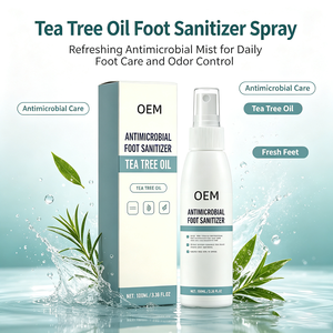 Spray para pies con aceite de árbol de té de triple acción, elimina <span class=keywords><strong>hongos</strong></span> y bacterias, controla el olor, portátil para gimnasio, viajes, cuidado de <span class=keywords><strong>los</strong></span> pies <span class=keywords><strong>en</strong></span> el hogar - Product Image 2