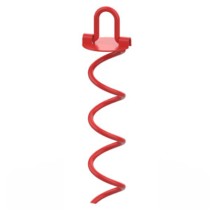 Ancrages au sol bleus pour animaux de compagnie, poteaux pour chiens d'extérieur, en acier au carbone, installation permanente Tj4 4 015 - Product Image 4