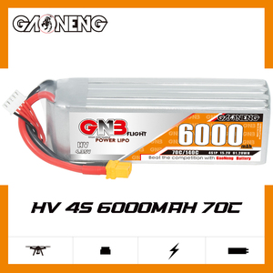 Batería RC GNB GAONENG LiHV 6000mah 4S 15.2V 70C 140C XT60 de 300 Ciclos para Auto, Dron, Barco, Paquete Flexible - Product Image 2