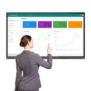 55 65 75 86 98 inch 4K LCD màn hình cảm ứng hiển thị kỹ thuật số bảng thông minh tương tác phẳng Lenovo Android & Windows Amlogic t982 - Product Image 1