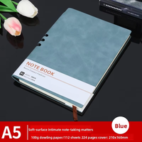 Carnet en cuir rigide A5 personnalisable, 120 feuilles, pour usage personnel, professionnel ou bureautique, avec porte-stylo épaissi, impression de logo personnalisée