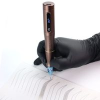Le plus récent 2 en 1 sans fil maquillage Permanent Machine à tatouer numérique Microshading stylo batterie de secours Ombre sourcils Machine
