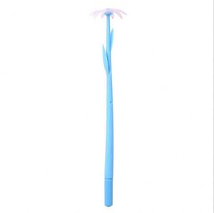 Wholesale Bulk Rubber Gel Pens Colored <b>Silicone</b> Flower Pen - Product Image 1