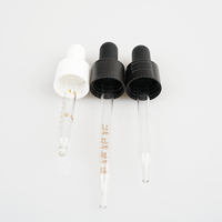 Vente flash : Pipettes compte-gouttes en verre assorties de 18 mm pour flacons compte-gouttes ambrés de 10 ml, 15 ml, 30 ml, 50 ml, 60 ml