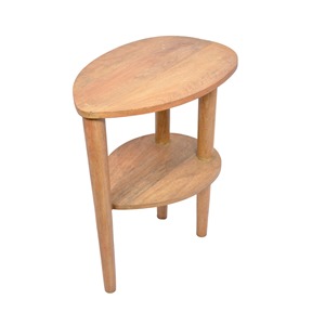 Modern Design 2-Tier Pure Wooden <b>Corner</b> Coffee Table Home Hotel <b>Bar</b> Decorative High Quality Living room furniture - Product Image 1