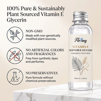 Glycérine pure à la vitamine E, hydratation intense, non-OGM, non parfumée, nourrissante, pour soins de la peau, fabrication OEM en gros sur mesure