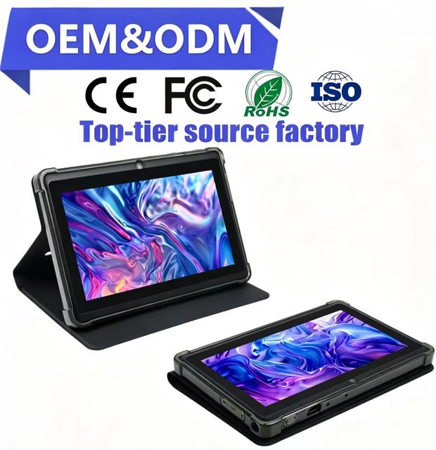 Wholesale New 7 Inch Kids Educational Tablet with Allwinner A133 Quad Core Android 14 4GB RAM Capacitive Screen Wi-Fi