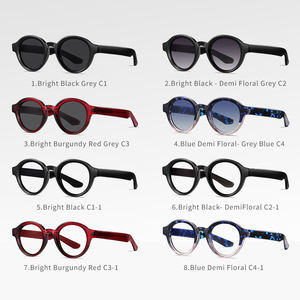 Logo personalizzato TR90 telaio acetato tempio UV400 polarizzato piccole donne rotonde <span class=keywords><strong>occhiali</strong></span> <span class=keywords><strong>da</strong></span> <span class=keywords><strong>sole</strong></span> - Product Image 6